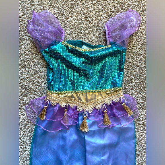 GENIE 🧞‍♂️ DREAM DAZZLERS GREEN AND PURPLE CHILD COSTUME SIZE 5/6 🌟NWOT🌟 - Picture 8 of 9